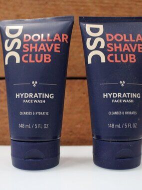 Dollar Shave Club Hydrating Face Wash 148mL / 5oz Cleanser Duo Pack